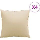  Jastuci za sofu 4 kom bež 60 x 60 cm od tkanine | shoptok.hr