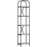 vidaXL Polica Sivi hrast sonoma 40 x 30 x 183 cm Konstruirano drvo | shoptok.hr
