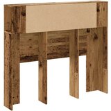 vidaXL Uzglavni ormarić staro drvo 120x19x104,5 cm konstruirano drvo | shoptok.hr