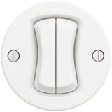  Reblig - Retro dvostruki prekidač za stepenište bez okvira br. 6+6, snežno bela | Eponuda.com
