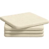 vidaXL Jastučići za sjedenje 4 pcs Krema 40 x 40 x 3 cm | shoptok.hr