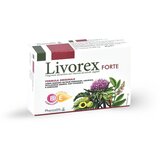 Livorex Dodatak ishrani sa vitaminima za normalnu funkciju jetre, 30 tableta Cene