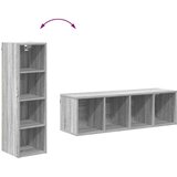 vidaXL Viseča omarica s polico Riga Siva Sonoma 30 x 29,5 x 100 cm | Shoptok.si