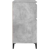  Komoda betonsko siva 60x35x70 cm inženirski les | Shoptok.si
