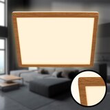 BRILO plafonjera led 18 w 2400 lm 3000 k wood č | shoptok.hr