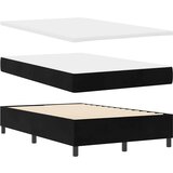 Krevet s opruga kutije s jastukom Crna 190 x 120 cm Baršun | shoptok.hr
