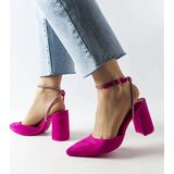 Gemre Pink block heel pumps Stella | ePonuda.com