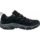 Merrell Moški pohodni čevlji Men's Moab 3 GTX Black/Grey 43