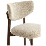 Light & Living Rjav/kremno bel oblazinjen jedilni stol Trosa – | Shoptok.si