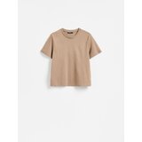 Reserved Majica od merceriziranog pamuka - bež | shoptok.hr