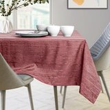 AmeliaHome Ovalni stolnjak Vesta 140x260 cm, roza Slike