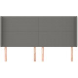  Uzglavlje s ušima tamnosivo 163x16x118/128 cm od tkanine | Eponuda.ba