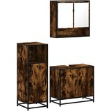  3-dijelni set kupaonskog namještaja boja hrasta drveni | shoptok.hr