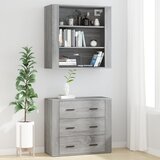  Visoka komoda siva sonome od konstruiranog drva | shoptok.hr