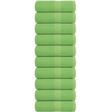 vidaXL Ručnici za goste FROGN 10 kom. Zelene boje jabuke 30x50 cm 360 g/m² - Jabukova zelena 30 x 50 cm 10 | shoptok.hr