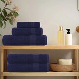  Ručnici za ruke FROGN 2 kom. tamnoplavi 50x100 cm 360 g/m² - Modra 50 x 100 cm 2 | shoptok.hr