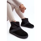 Big Star Black Fleece-Lined Platform Snow Boots | shoptok.hr