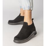 Gemre Black slip-on sock sneakers Merinsa | shoptok.hr