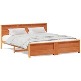  Okvir za krevet s uzglavljem Voštano smeđa 200 x 200 cm | shoptok.hr