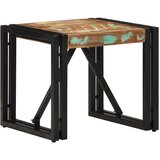 vidaXL Stolić za kavu višebojna 40x40x35 cm masivnog obnovljenog drva Cijene