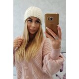 Kesi Cap with turn up Marzena K206 ecru Cene