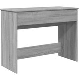  The Living Store Toaletna mizica z ogledalom siva sonoma 100x45x76 cm - Toaletna Mizica, (21441860) | Shoptok.si