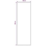  Trkački tepih FLORNES Tkani Crna Kistovi 100 x 350 cm PP 7 mm - Crni kistovi 100 x 350 cm | shoptok.hr