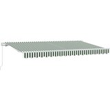  Skrovita tenda Zelena 400 x 200 cm tkanina | shoptok.hr