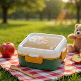 Brandani Otroška posoda za hrano Lunch Box Medvedek 18x18xh9cm / plastika, (5000199062) | Shoptok.si