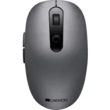 Canyon 2 in 1 Wireless optical mouse with 6 buttons, DPI 800/1000/1200/1500, 2 mode(BT/ 2.4GHz), Battery AA*1pcs, Grey, 65.4*112.25*32.3mm, 0.092kg - CNS-CMSW09DG
