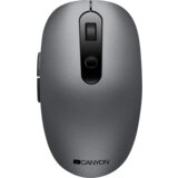 Canyon 2 in 1 Wireless optical mouse with 6 buttons, DPI 800100012001500, 2 mode(BT 2.4GHz), Battery AA*1pcs, Grey, 65.4*112.25*32.3 Cene
