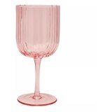 Widdop & Co. Hestia - Čaše set 2 - Hestia, Bright Pink Scalloped, Wine Cene