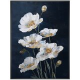 Styler Tiskana slika s okvirom 60x80 cm White Poppies – u