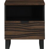  Noćni ormarići 2 kom 40x33x46 cm Masivna orahovina | shoptok.hr