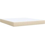 vidaXL Krevet s oprugama i madracem krem 180x200 cm od tkanine | shoptok.hr