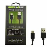 Max Mobile DATA KABEL USB 2.0 TYPE C 2m crni | shoptok.hr