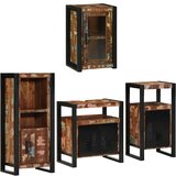 vidaXL Set namještaja za kupaonicu Zidne 4 pcs Čvrsto reciklirano drvo | shoptok.hr
