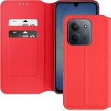 AVIZAR Magnetna preklopna denarnica za Xiaomi Redmi 15C s stojalom za video, Rdeča, (5000189143) | Shoptok.si