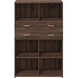  Visoka komoda boja hrasta 80 x 42,5 x 124 cm konstruirano drvo | shoptok.hr