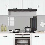 vidaXL Kuhinjski povratak Tamnosiva Kaljeno staklo 120 x 60 x 0.6 cm | shoptok.hr