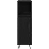  Set namještaja za kupaonicu 3 kom. Crni hrast 30 x 30 x 190 cm | shoptok.hr