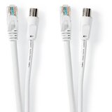 Nedis Kombiniran RF kabel + UTP CAT 6 kabel 5m, (20442000) Cene