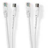 Kombiniran RF kabel + UTP CAT 6 kabel 5m, (20442000)