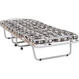 Boxxx zložljiva postelja 80 cm x 190 cm , kovina črna, bela, barve aluminija Cene