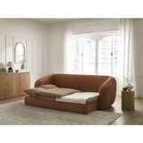 Bobochic Paris Oranžna raztegljiva sedežna garnitura iz šenilje 228 cm Neyo – | Shoptok.si