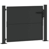  Vrtna vrata 110 x 105 cm Crna Može se zaključati | shoptok.hr