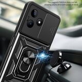 Techsuit serija CamShield za&amp;scaron;čitna maskica za Xiaomi Redmi Note 13 Pro 5G / Poco X6 - črna Slike