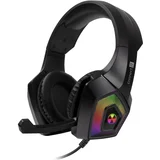 CHP-5600-BK - LED RGB gejmerske žičane slušalice sa mikrofonom, crne
