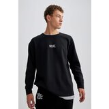 Defacto Oversize Fit Crew Neck Printed Sweatshirt Cene