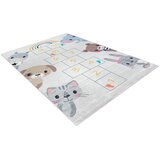 RugsX BAMBINO 43092 pralna preproga Živali, mavrica za otroke protizdrsna - siva / rumena 160/220 cm | Shoptok.si